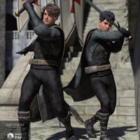 Rogue Hunter Outfit for Genesis 8 Male(s)
