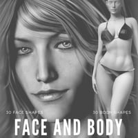 Face and Body Morph Kit for Genesis 8 Female Daz 3D
