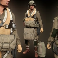 US WW2 Uniform Paratrooper Expansion