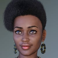 dForce Afro Styles Hair for Genesis 8 Female(s) | Daz 3D