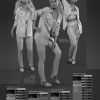 Dforce Threads Outfit For Genesis 8 Females Daz 3d
