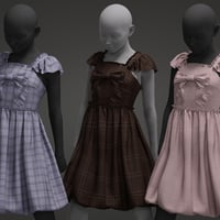 Rainy Koo dForce Dress and Ribbon for Genesis 8 and 8.1 Females