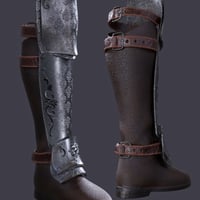 Aurola Warrior Wolf Shoes for Genesis 8 and 8.1 Females