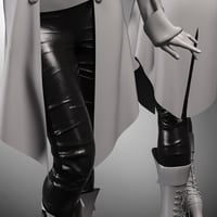 Victorian Vampire Cane for Genesis 8 and 8.1 Females