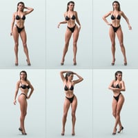 Z Muscular Beauty Shape And Pose Mega Set For Genesis 8 And 8 1 Female