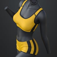 dForce SU Athletics Outfit for Genesis 9, 8.1, and 8 Female